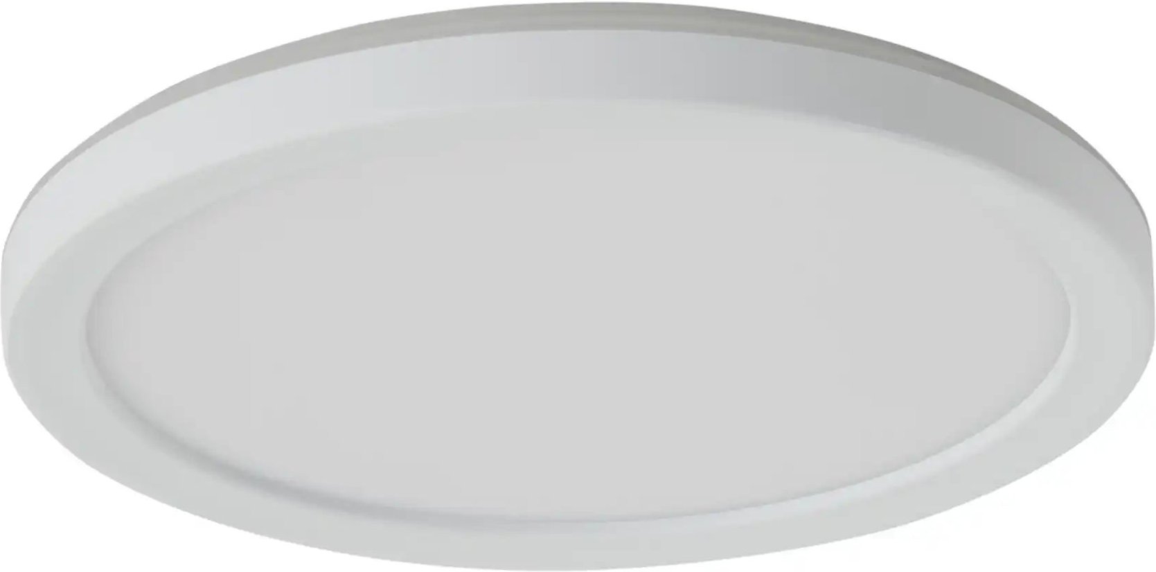 LED-Panel weiß mit Hintergrundbeleuchtung ¦ weiß ¦ Maße (cm): H: 2,5 Ø: 19 Lampen & Leuchten > Deckenleuchten - Höff...