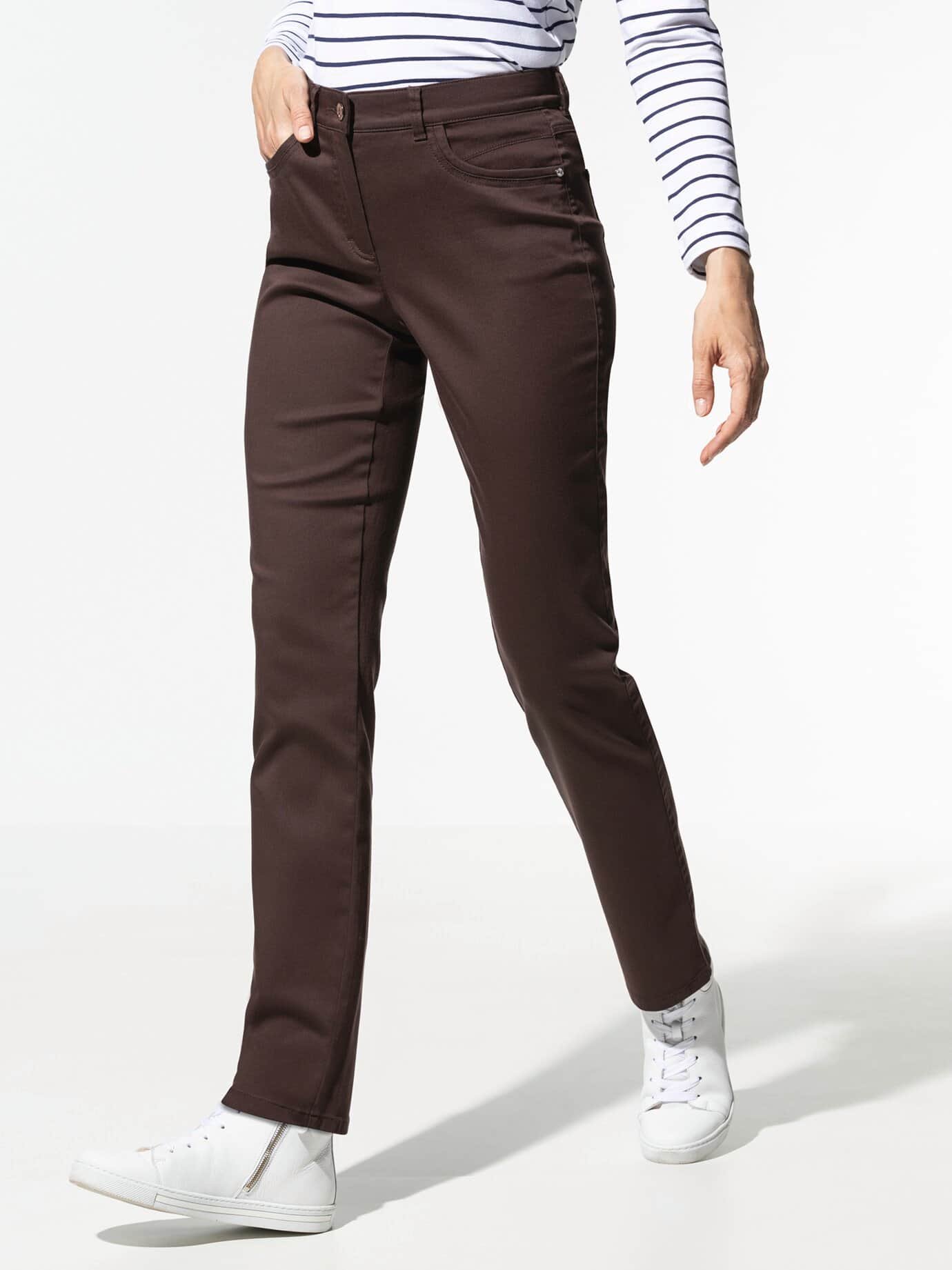 Extraglatt Baumwollhose