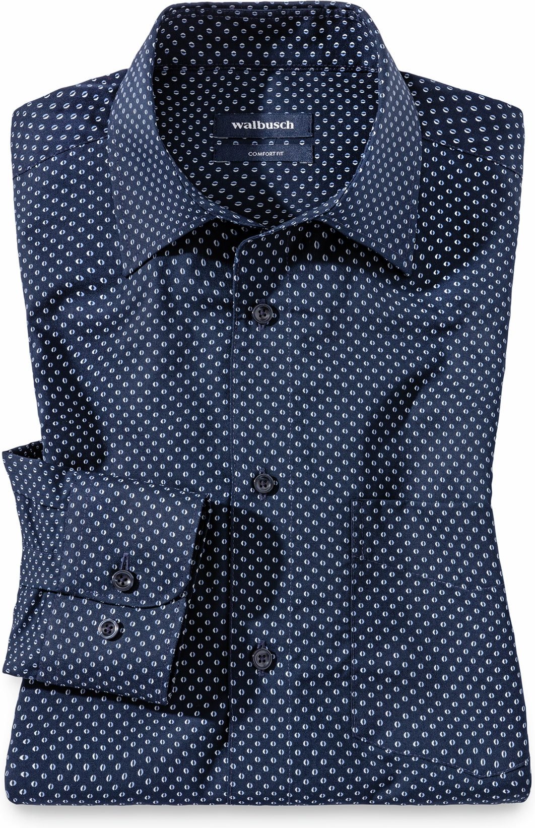 Thumbnail - Extraglatt-Hemd Walbusch-Kragen