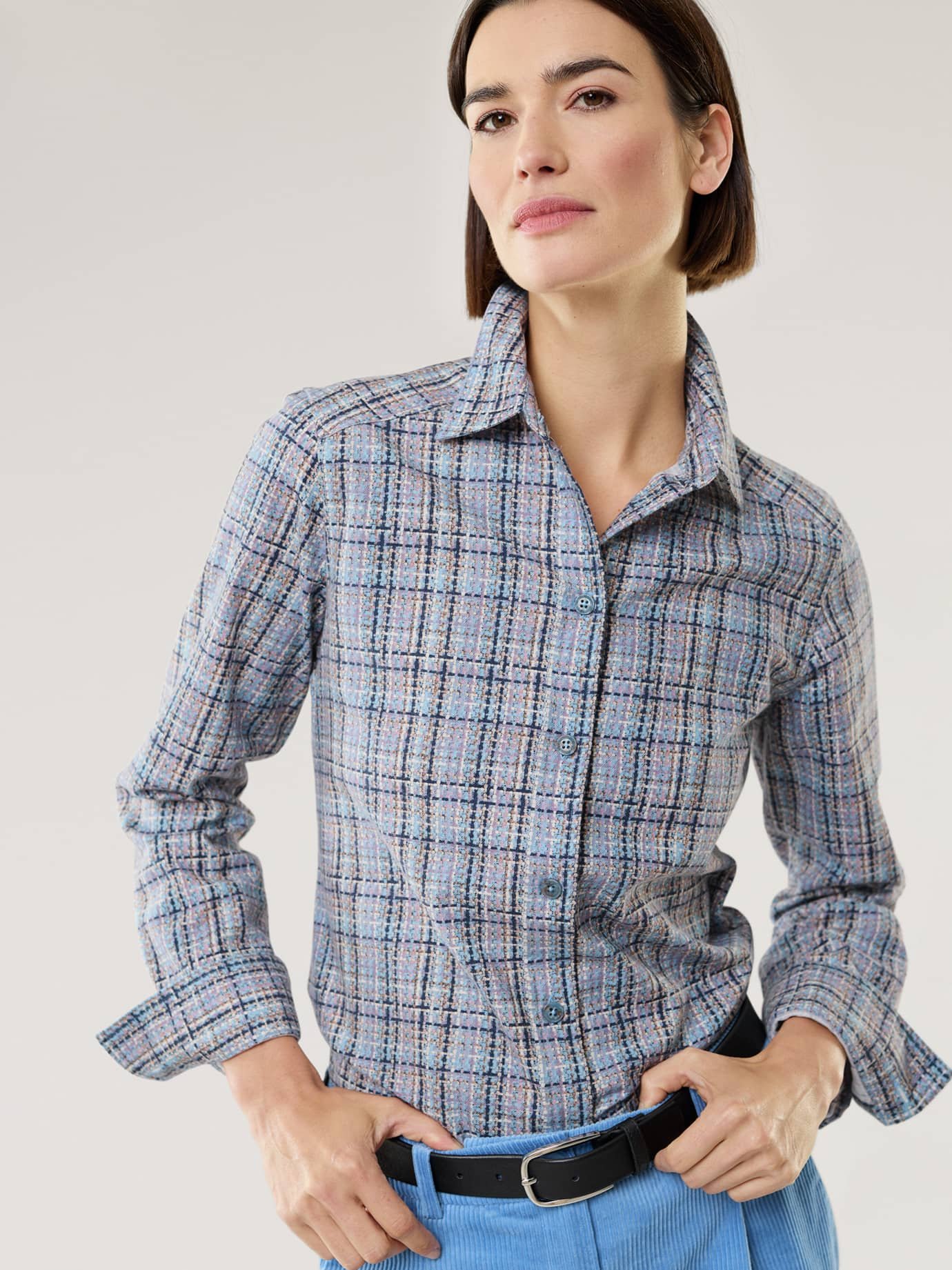 Aktiv Flanell Hemdbluse