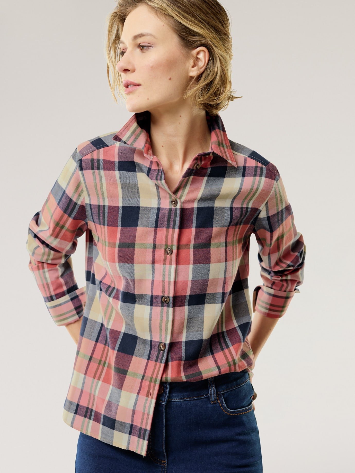 Polar-Flanell Hemdbluse