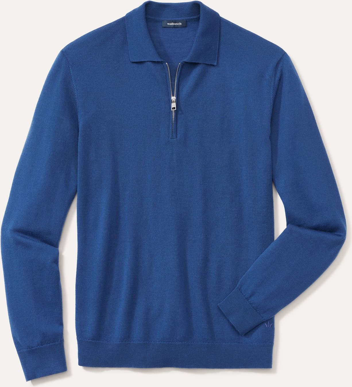 Polo-Pullover Merino Extrafein