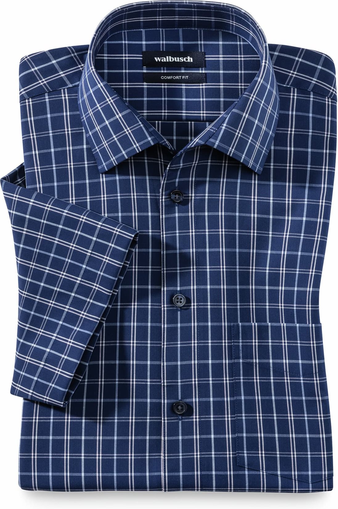 Extraglatt-Hemd Walbusch-Kragen