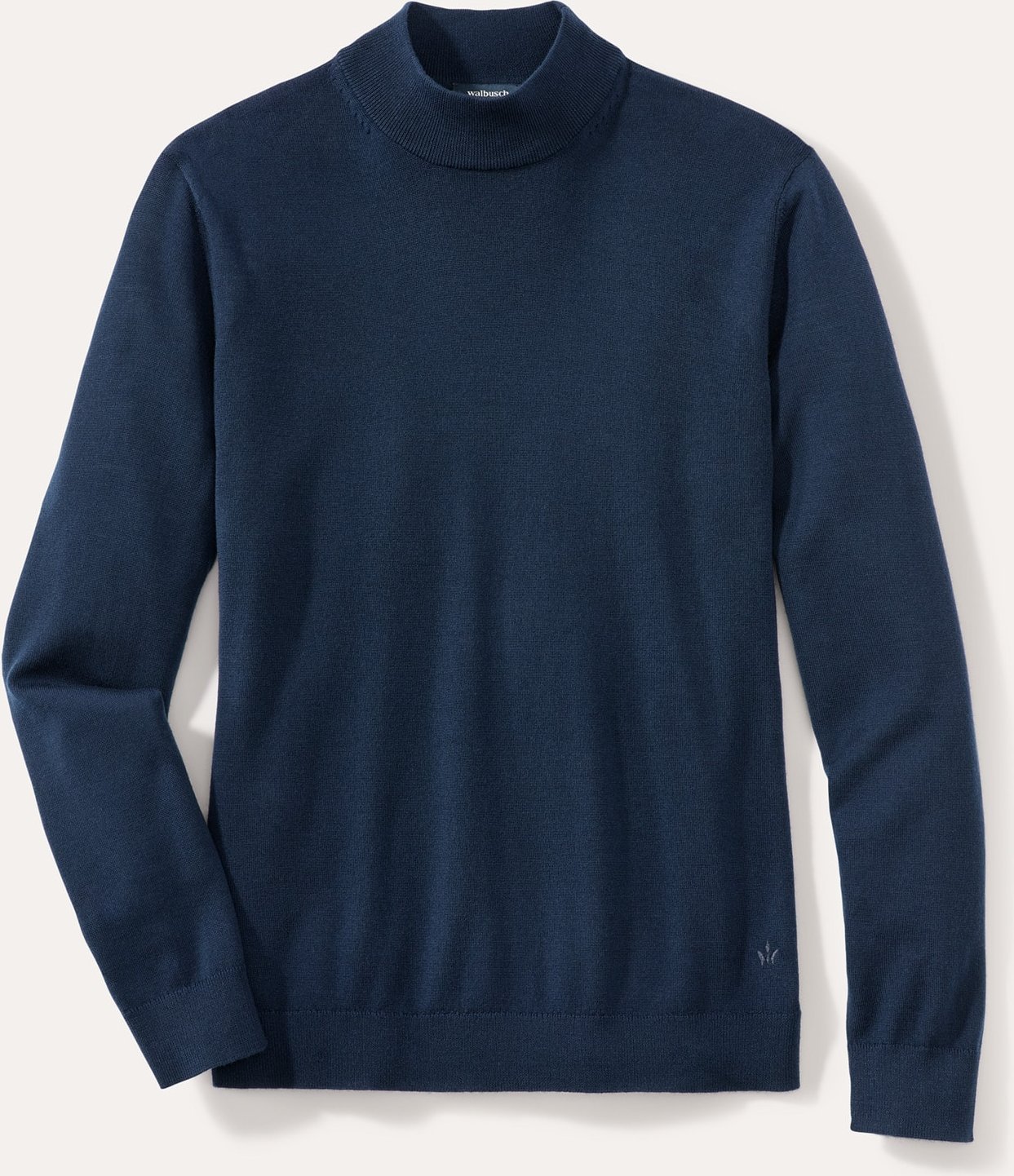 Stehbund-Pullover Merino Extrafein