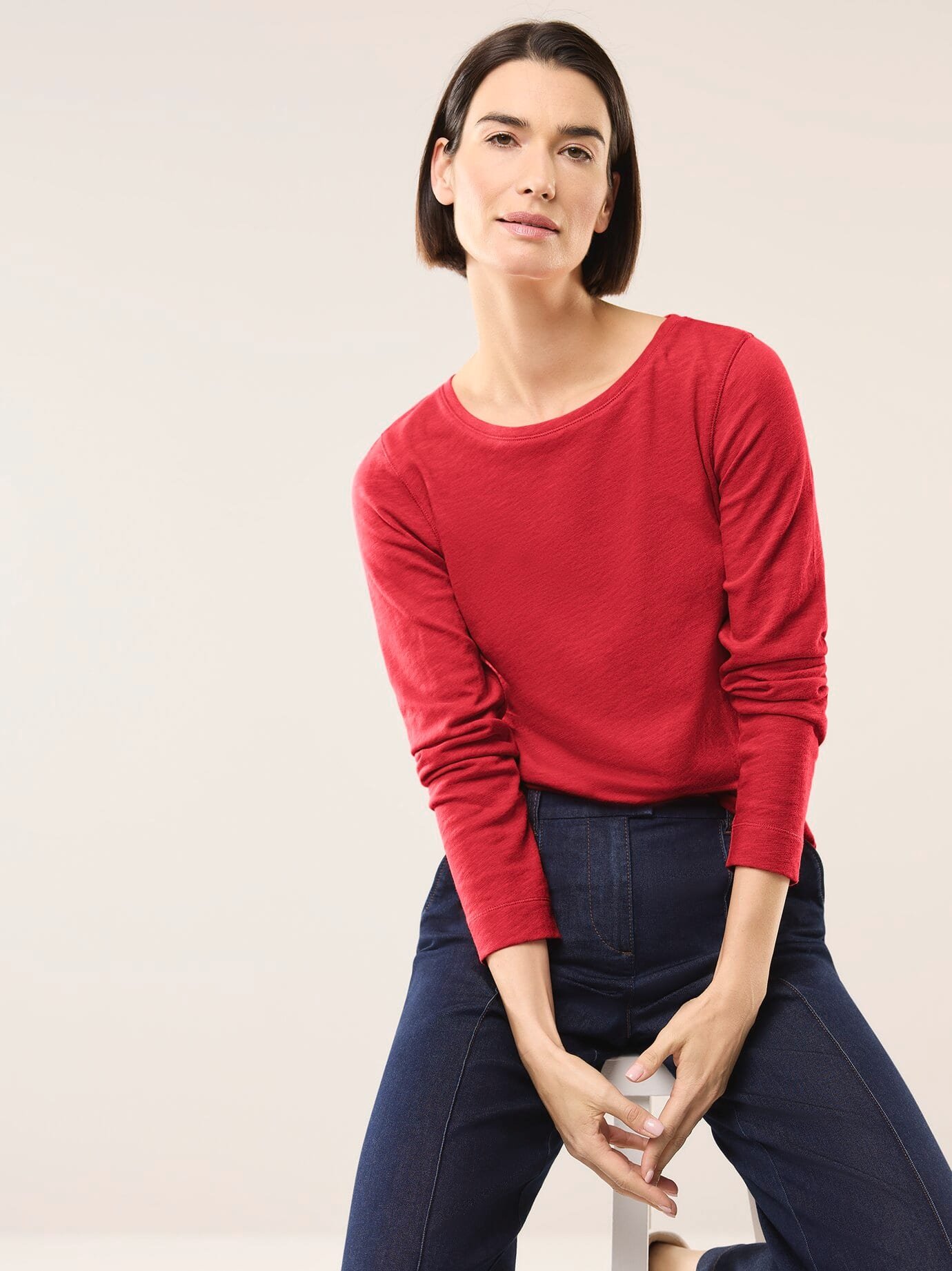 Baumwollshirt aus Flammengarn