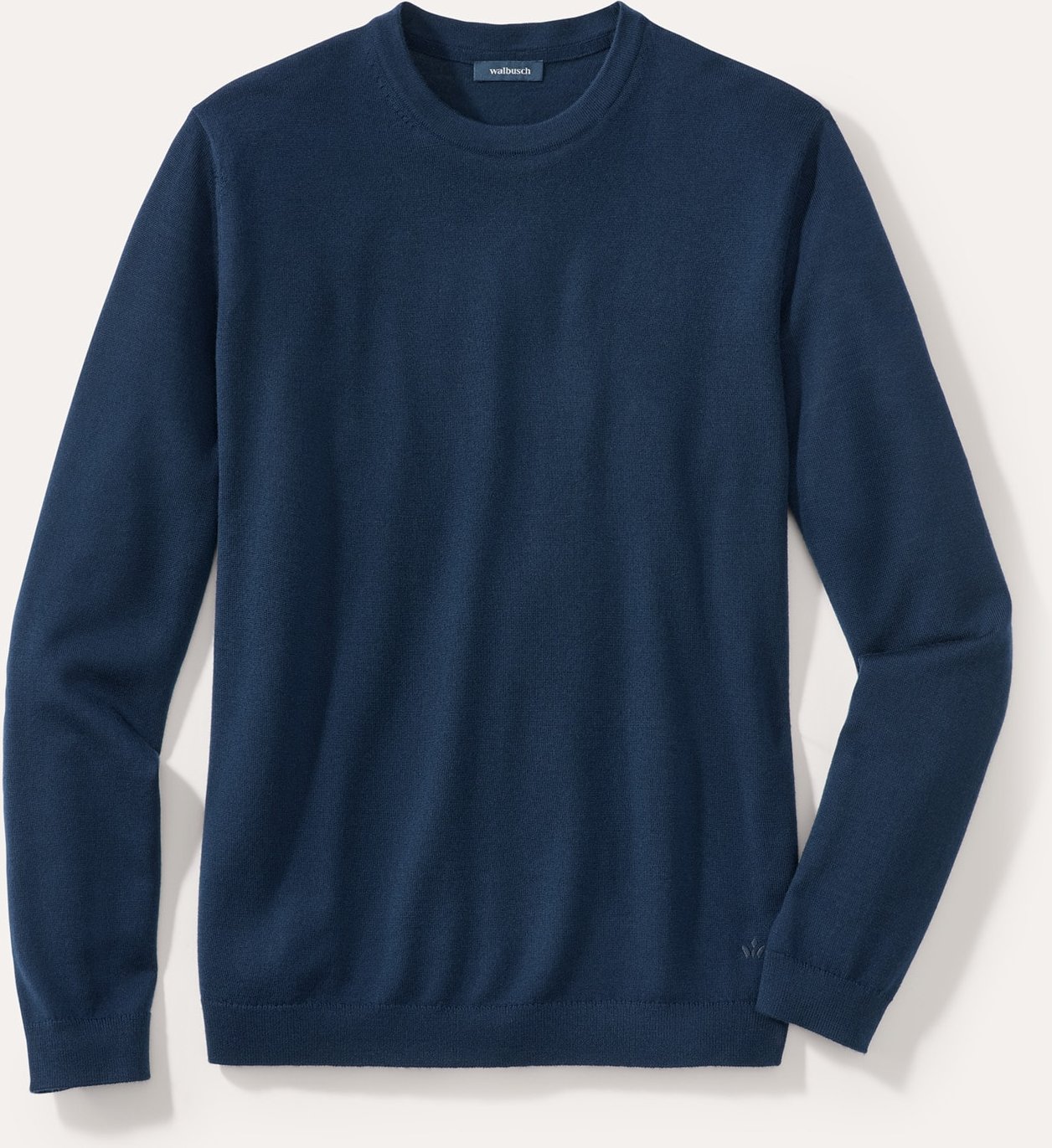 Rundhals-Pullover Merino Extrafein