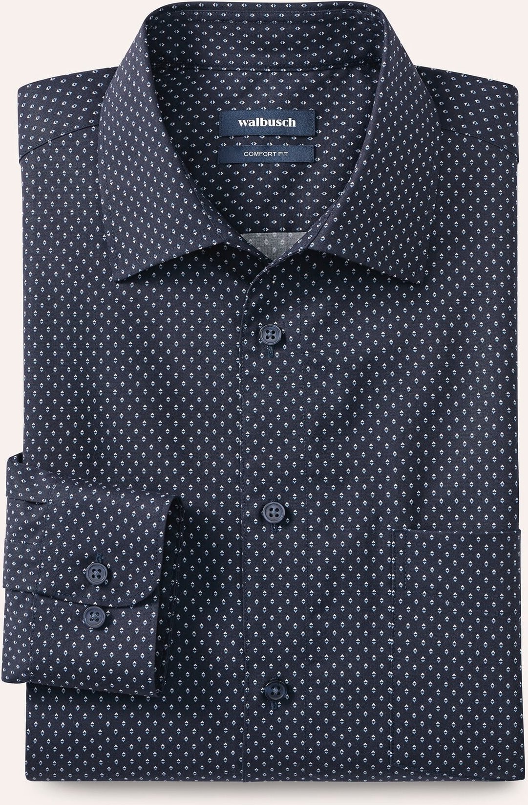 Extraglatt-Hemd Walbusch-Kragen
