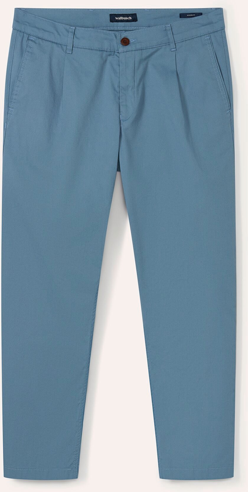 Bundfalten-Chino Feinstruktur