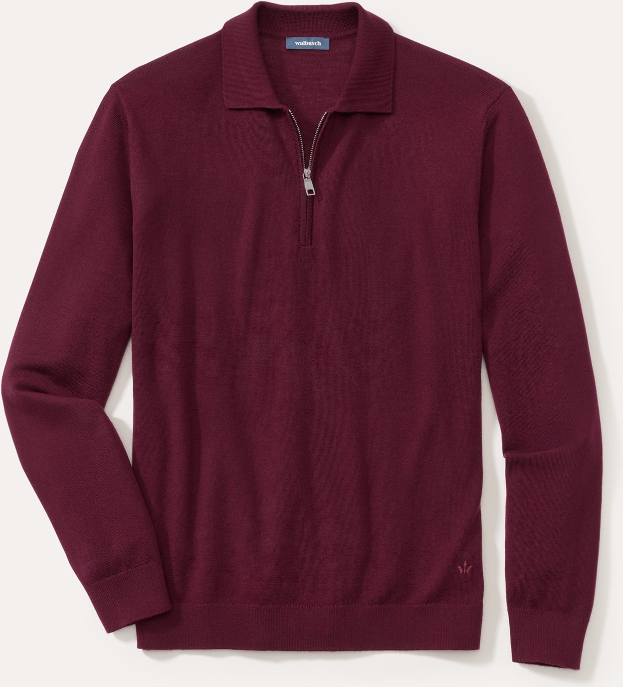 Polo-Pullover Merino Extrafein