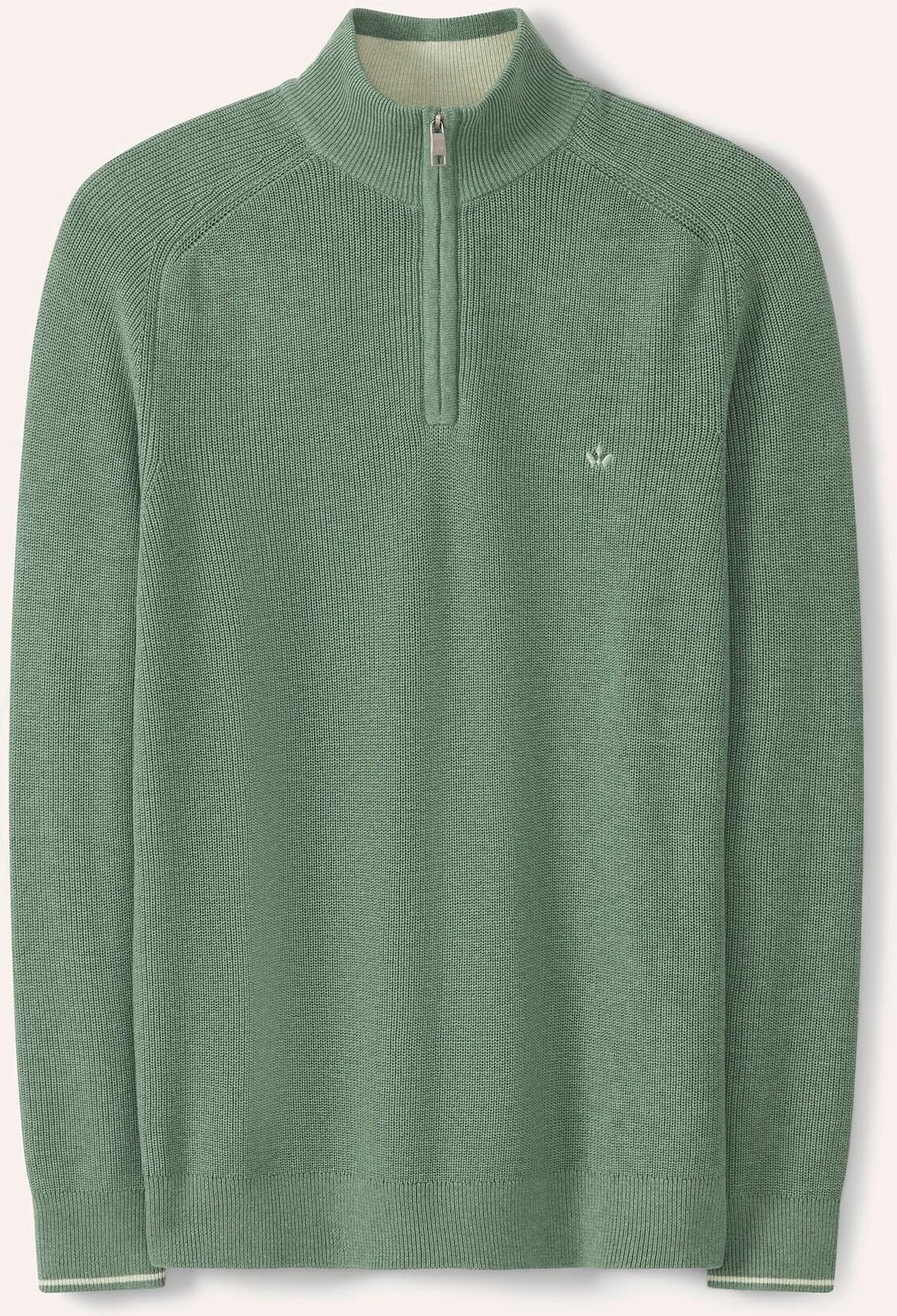 Gerippter Baumwoll-Troyer