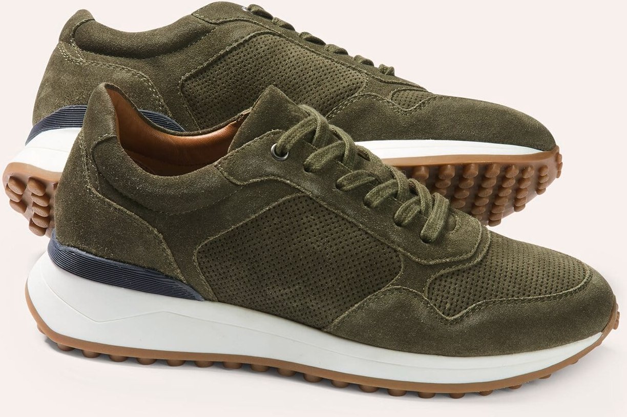 Velours Perfo Sneaker