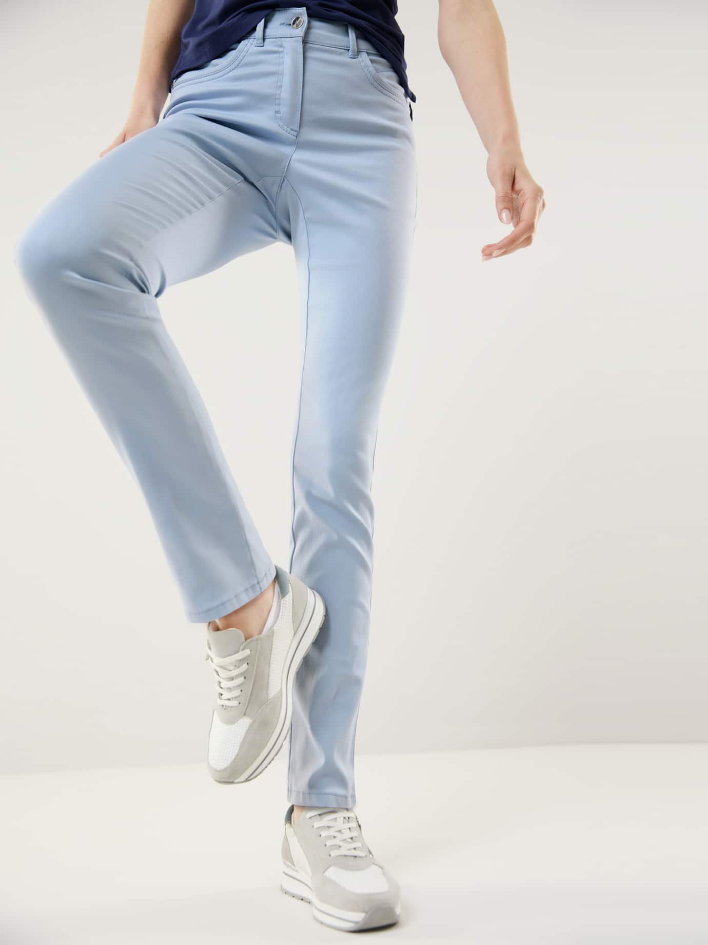 Extraglatt Baumwollhose