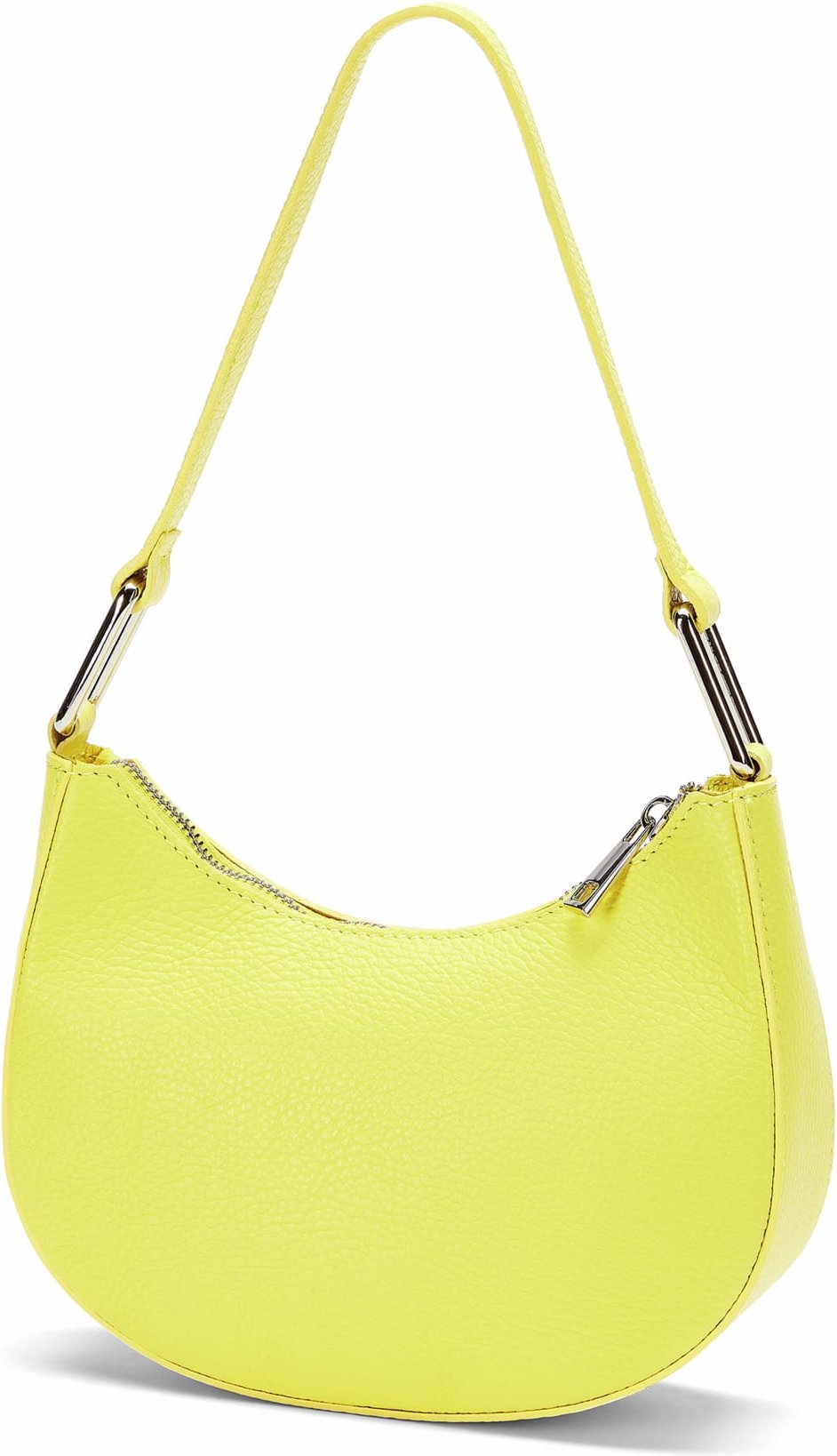 Leder Mini Bananen Handtasche