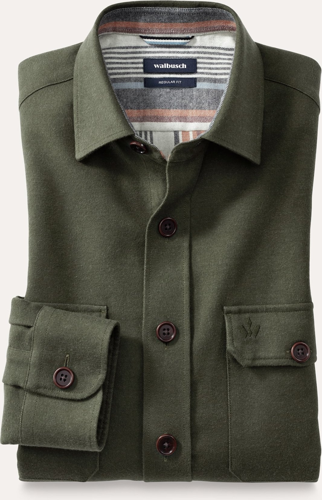 Doppelflanell Hemd-Jacke