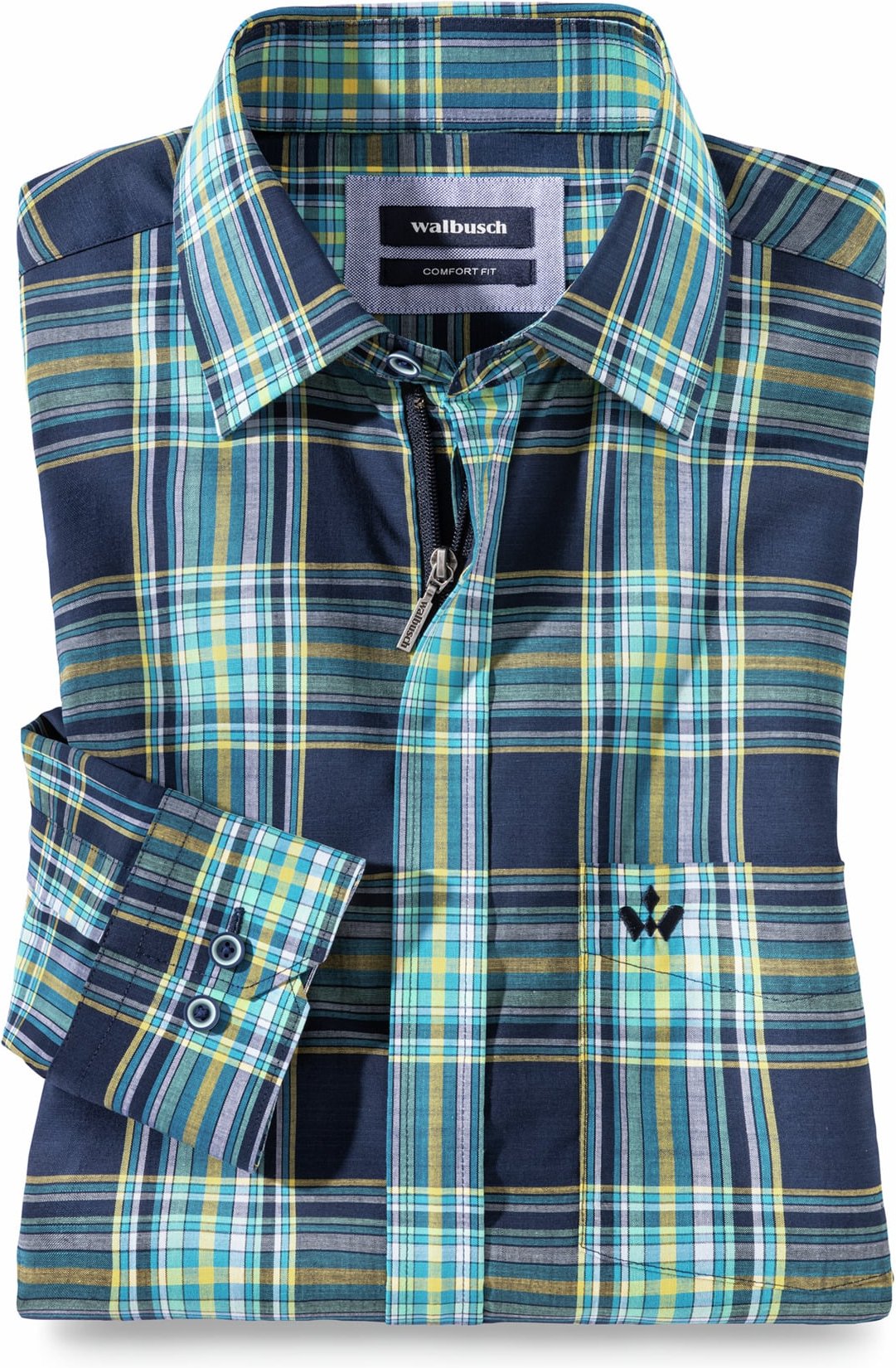 Tropical-Hemd Zip&Go