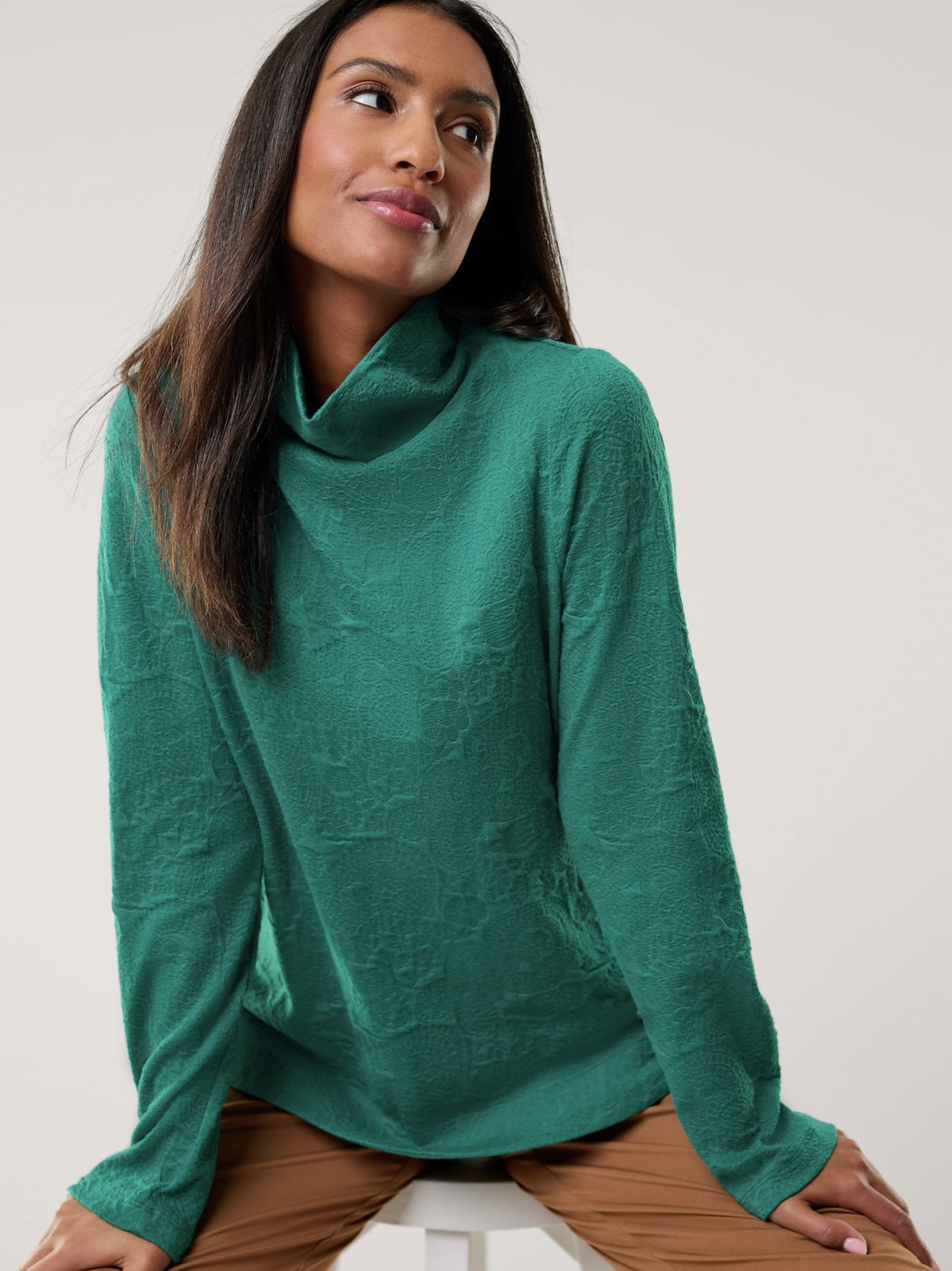 Reliefjacquard Sweatshirt