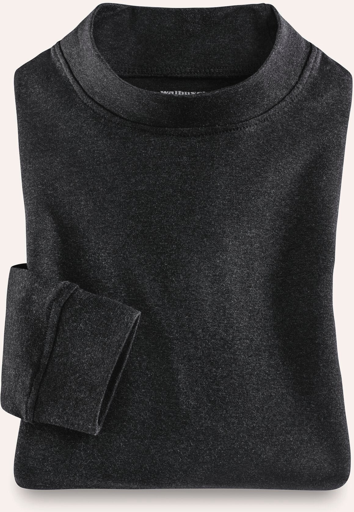 Langarm-Shirt Stehkragen