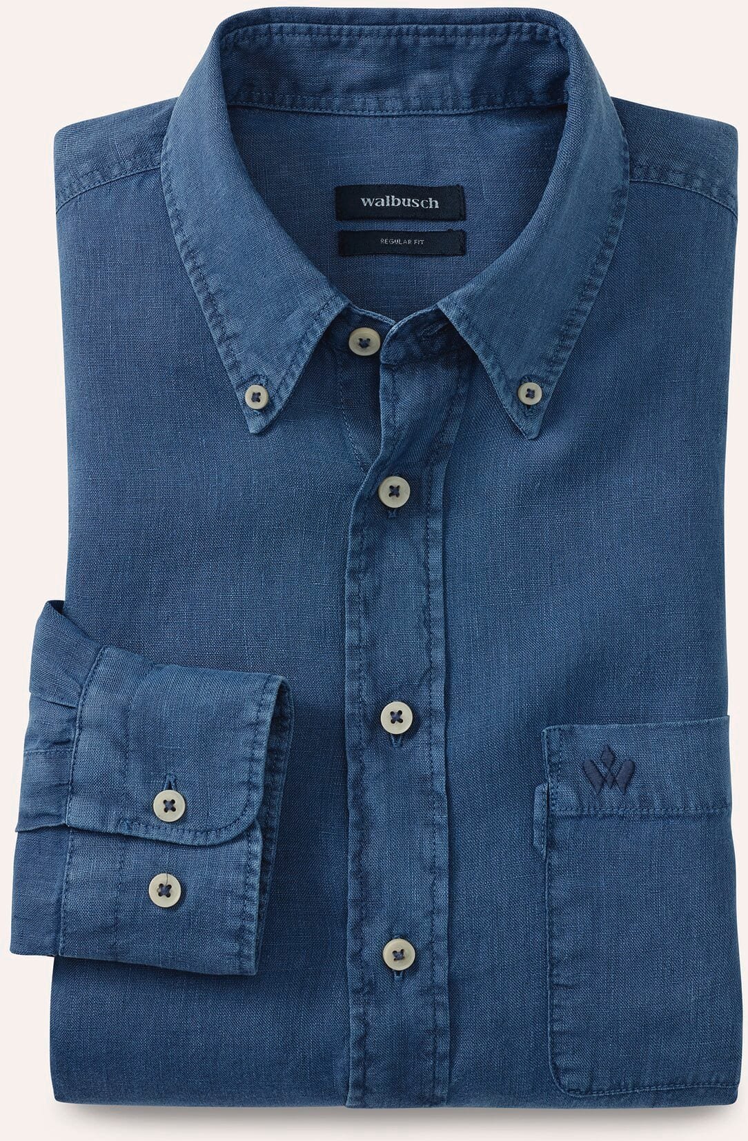 Pures Leinen Hemd Überfärber