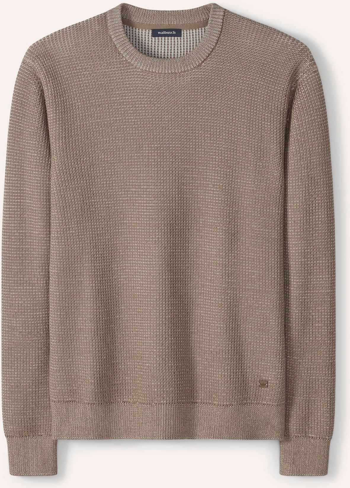 Strukturpullover Bicolor