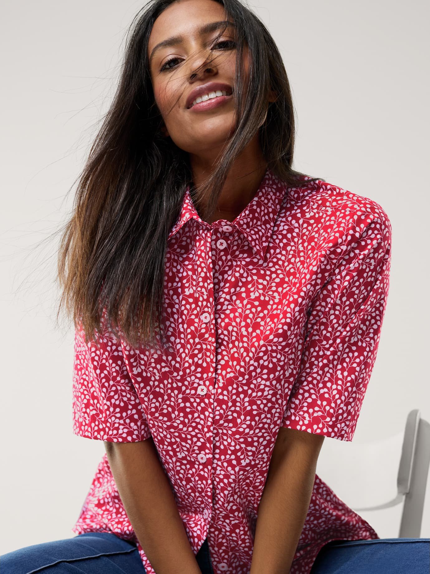 Extraglatt-Hemdbluse Everyday