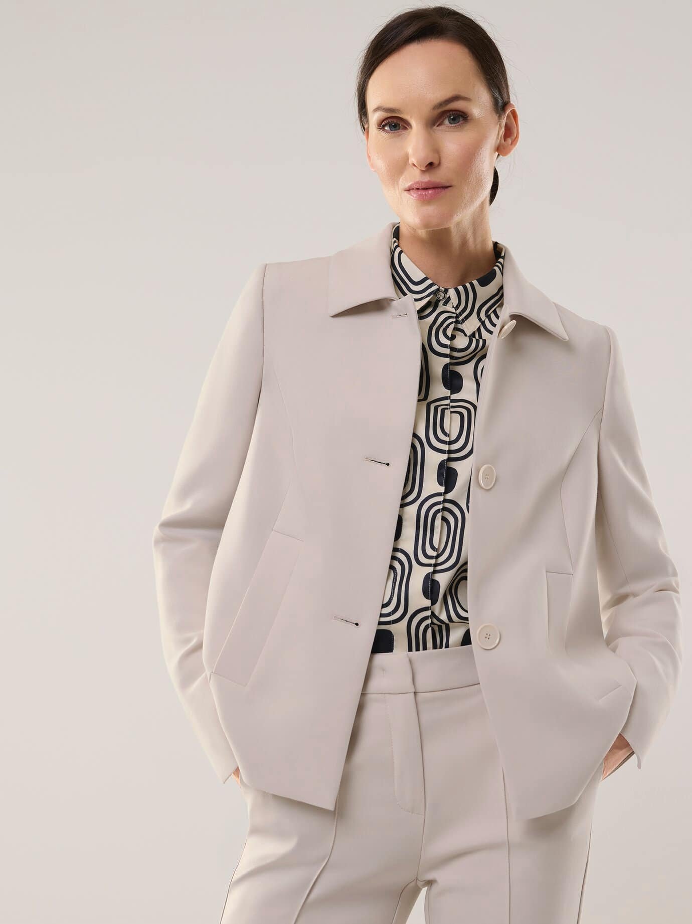 Kofferblazer in A-Linie