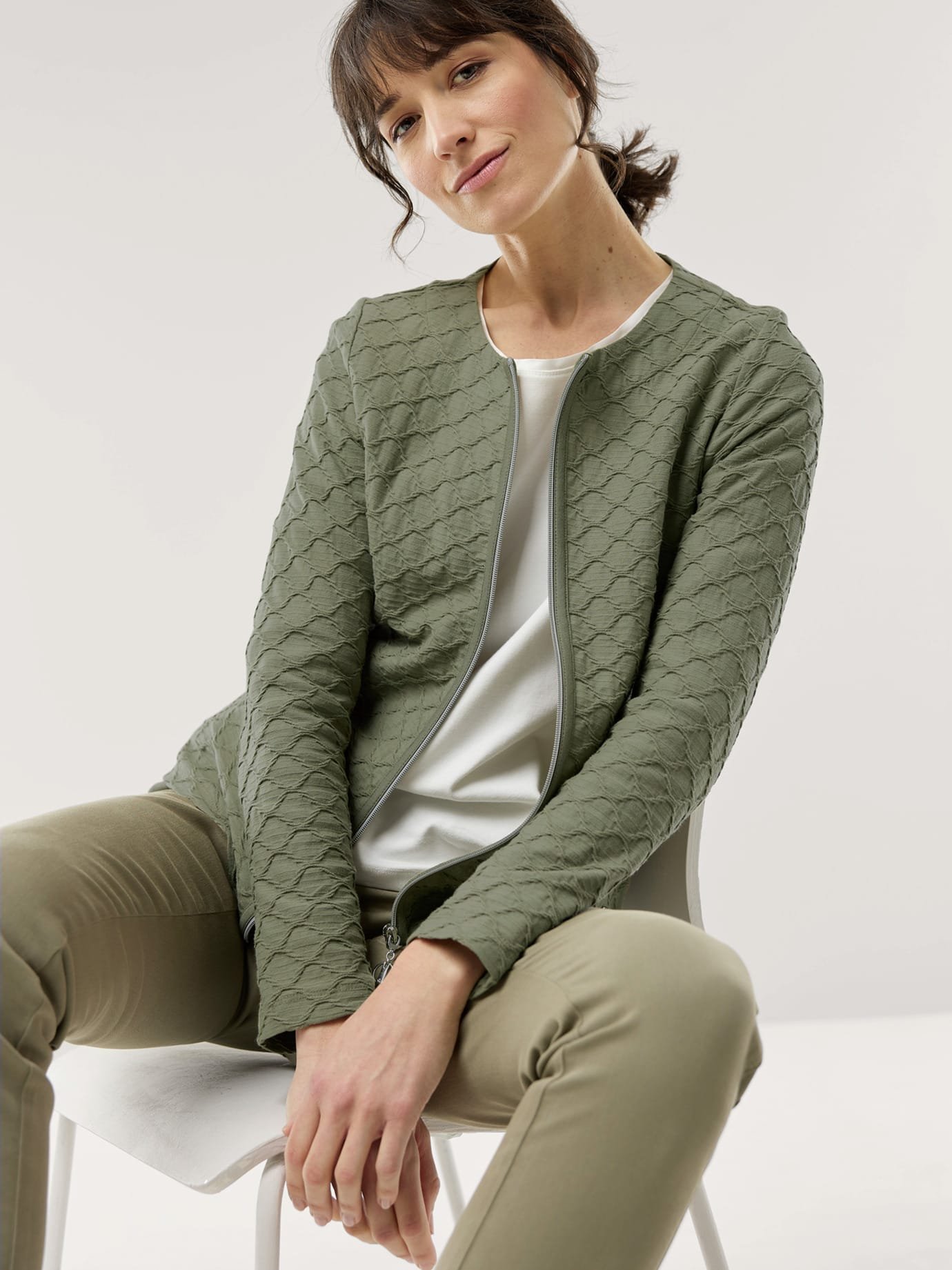 Baumwolljacke Strukturmuster