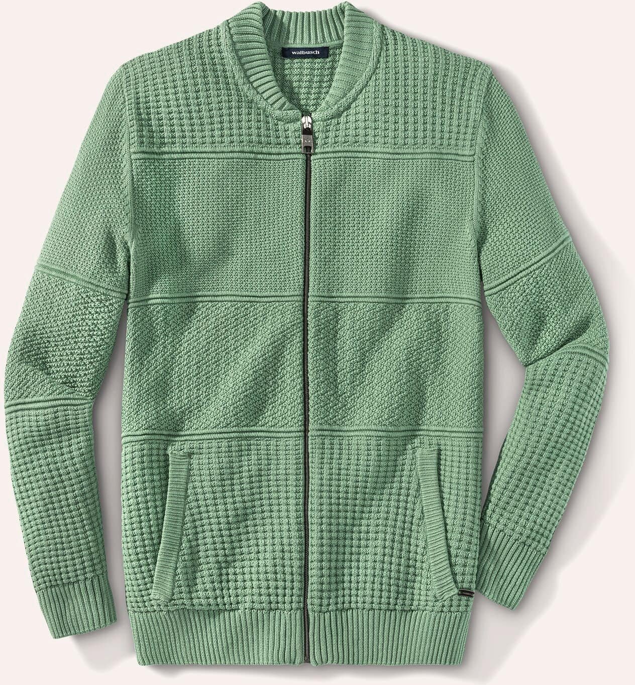 Zip-Jacke Strukturmix