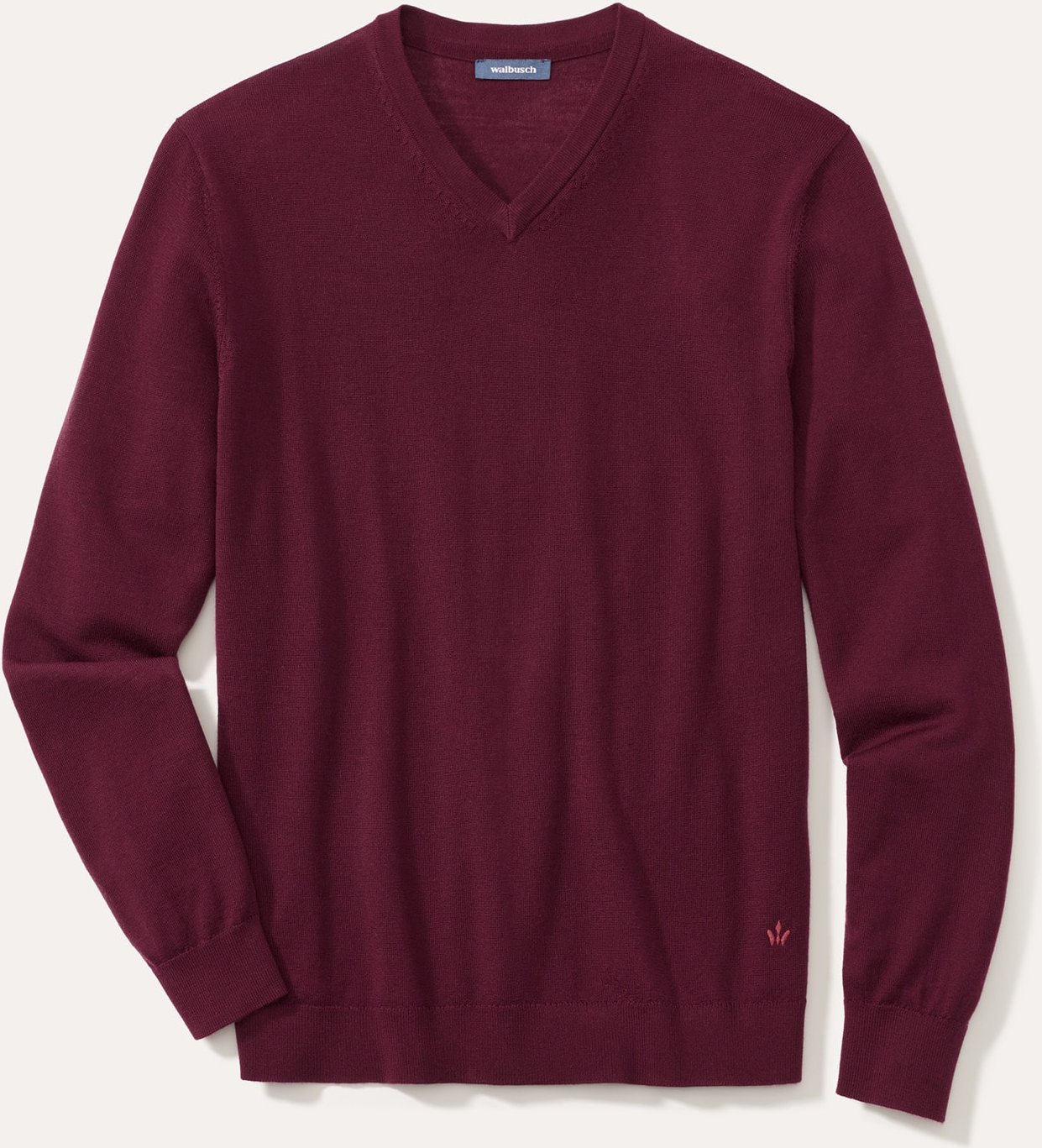 V-Pullover Merino Extrafein