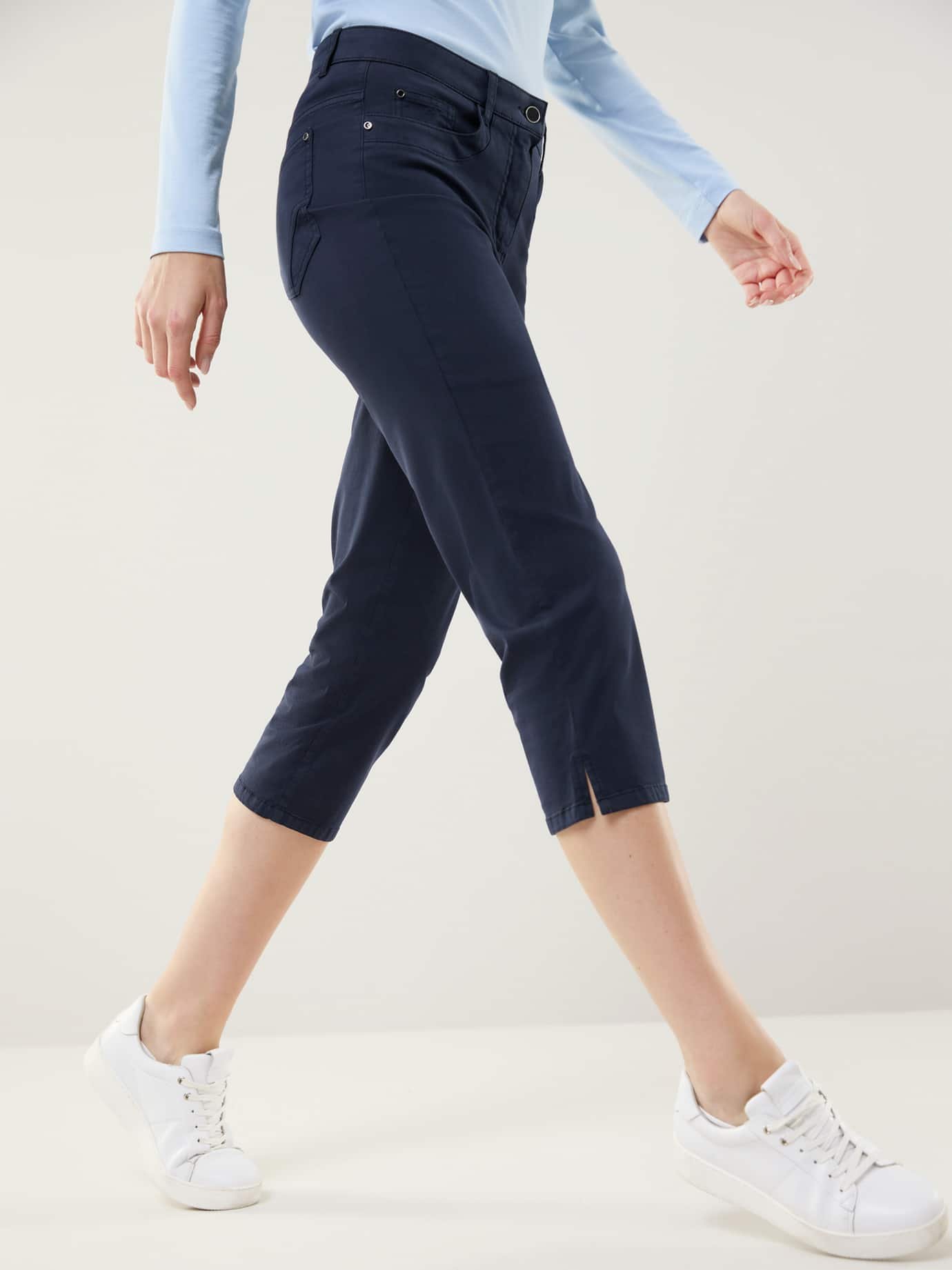 Baumwoll-Capri Supersoft