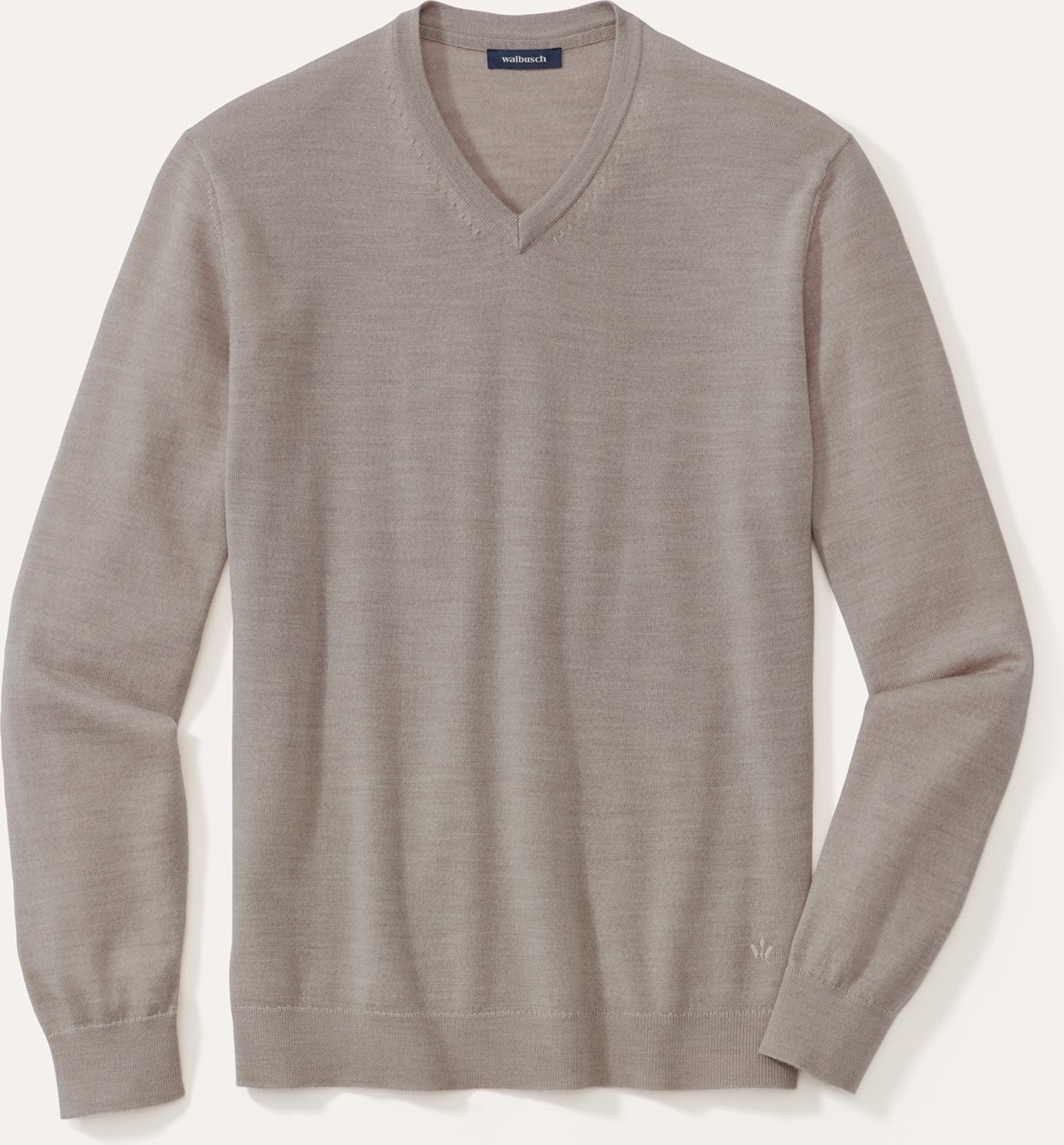 V-Pullover Merino Extrafein
