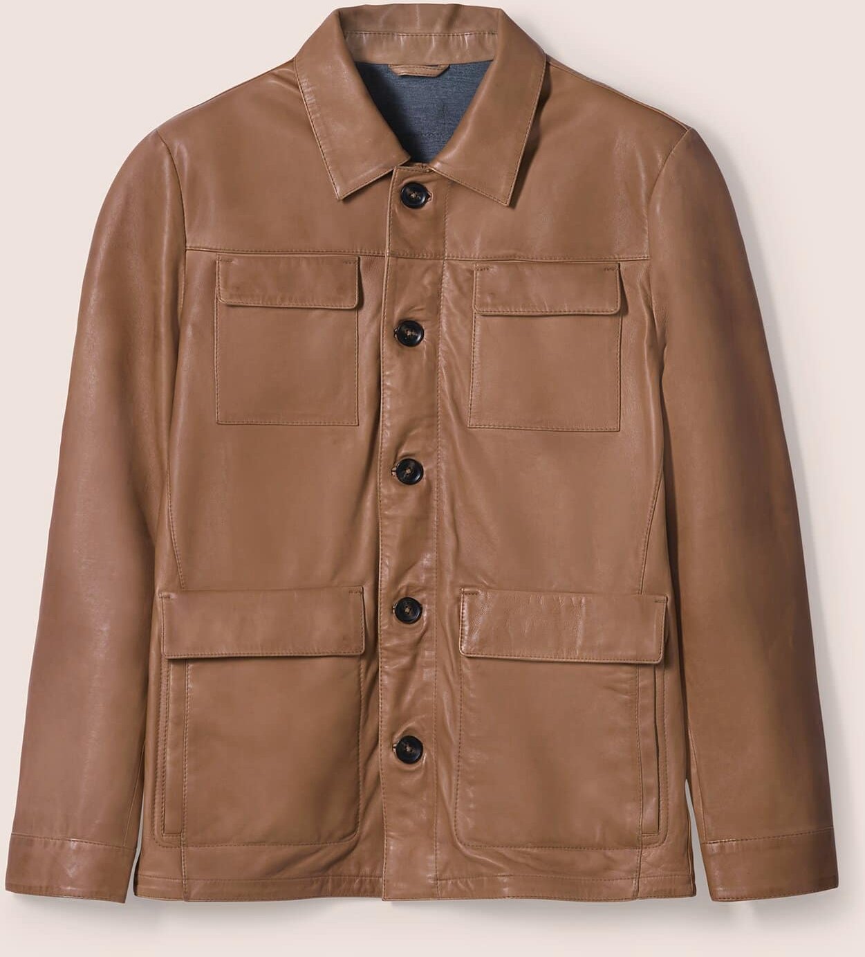 Multitaschen Lederjacke