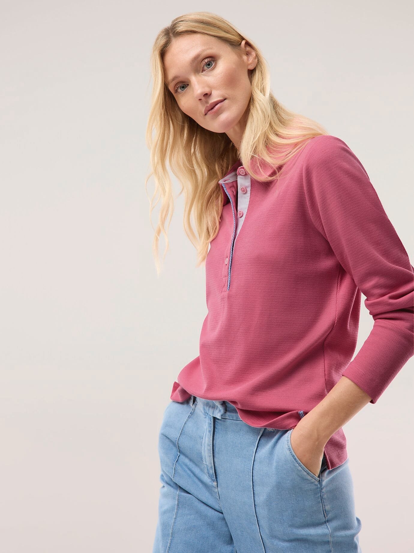 Poloshirt Strukturmuster