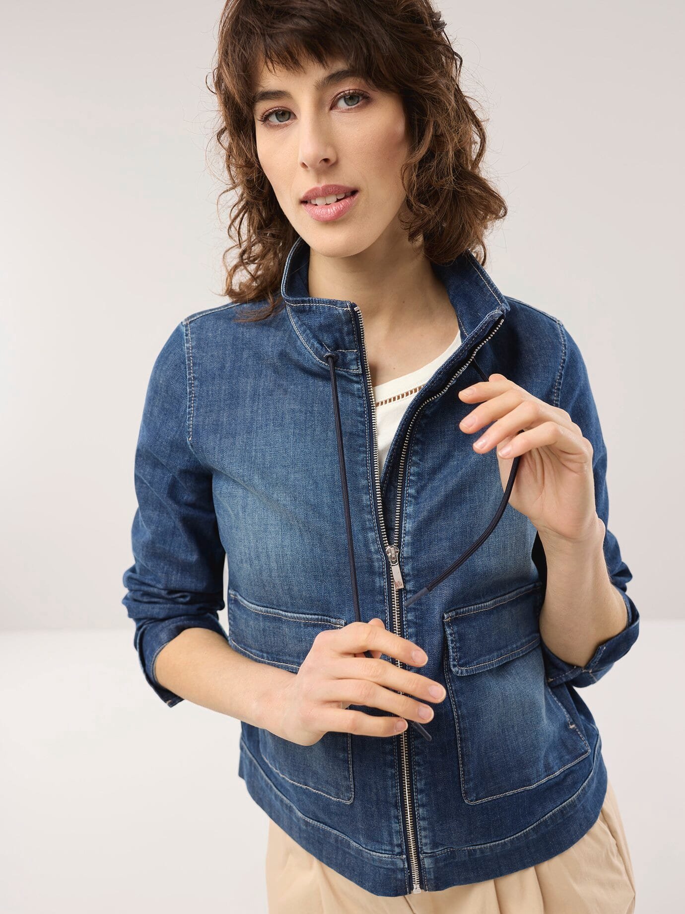 Leichtjacke aus Denim