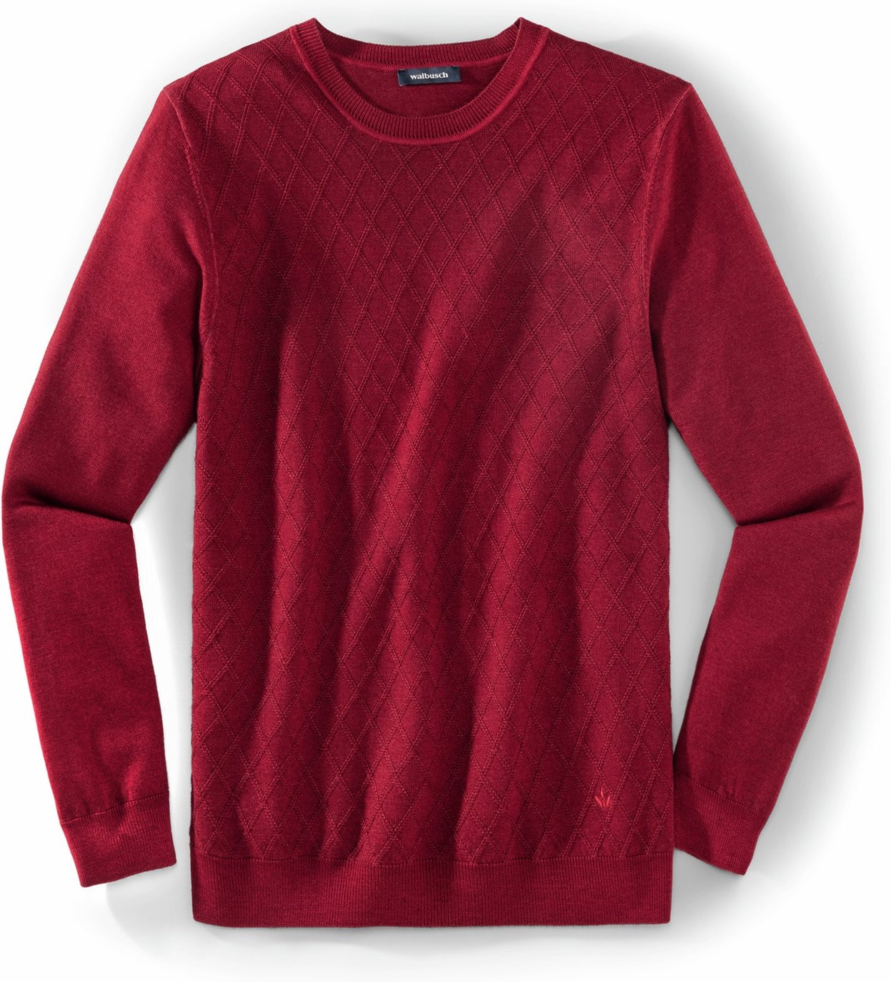 Thumbnail - Strukturpullover Merino Extrafein