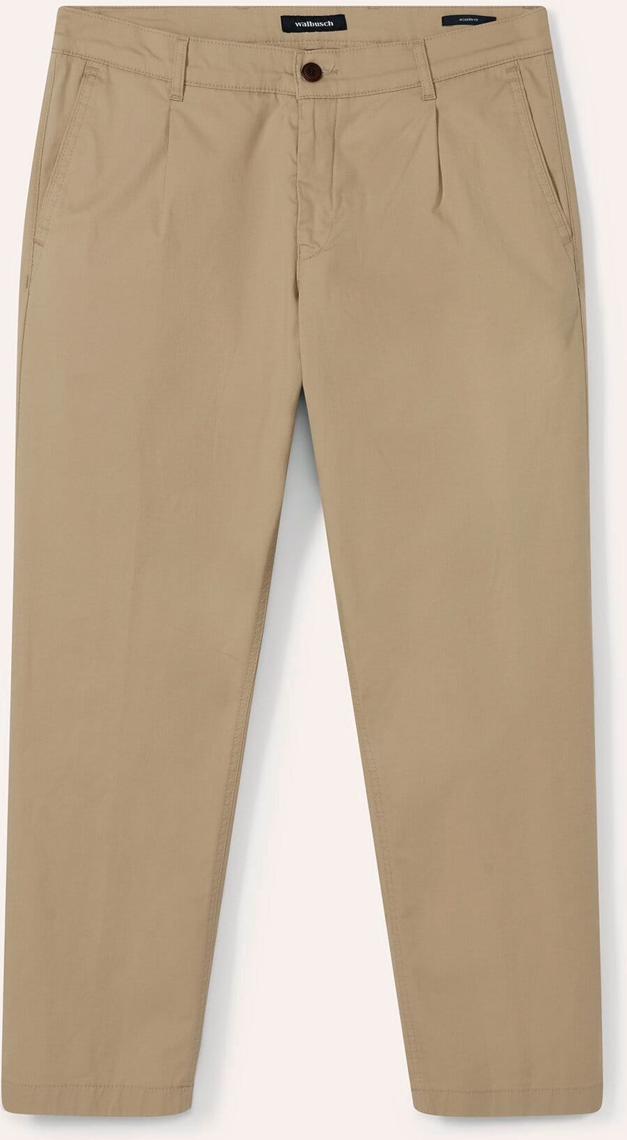 Bundfalten-Chino Feinstruktur