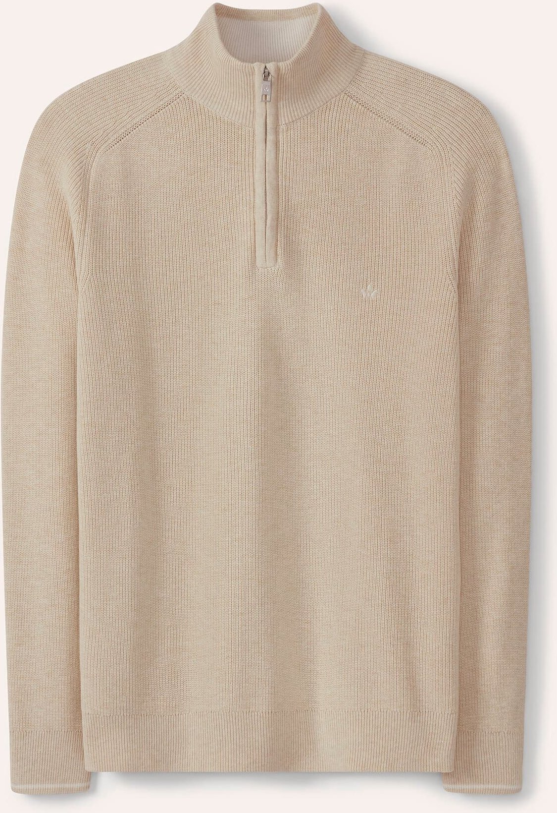 Gerippter Baumwoll-Troyer