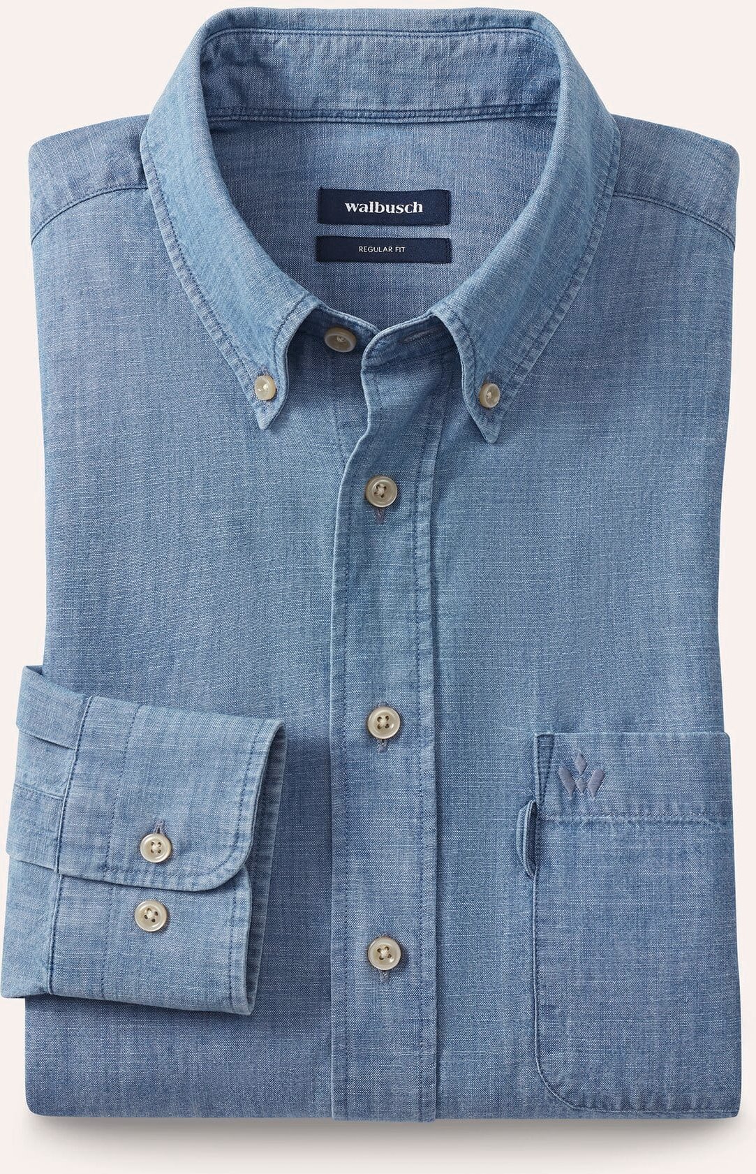 Chambray-Hemd