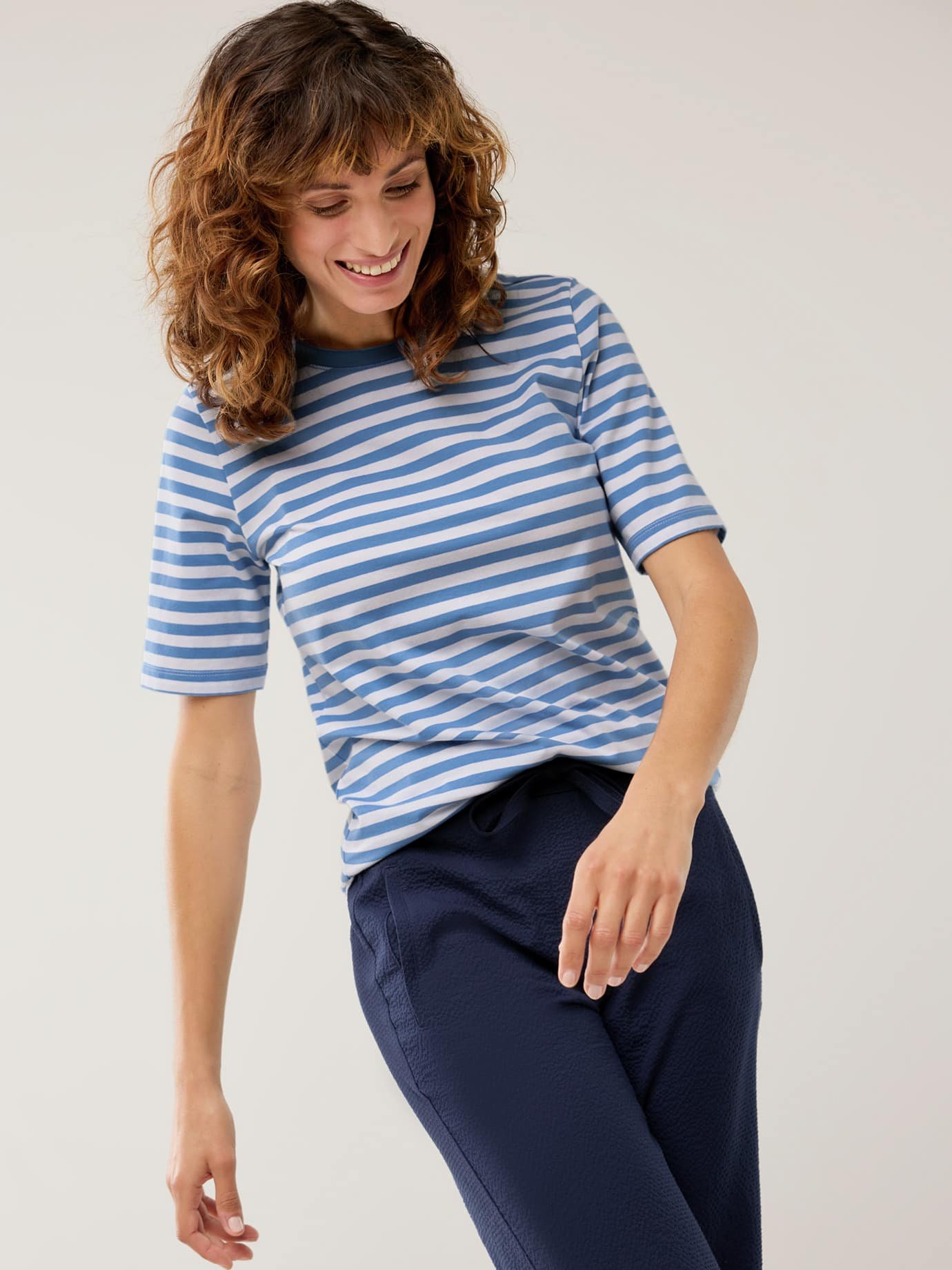 Baumwoll Ringelshirt