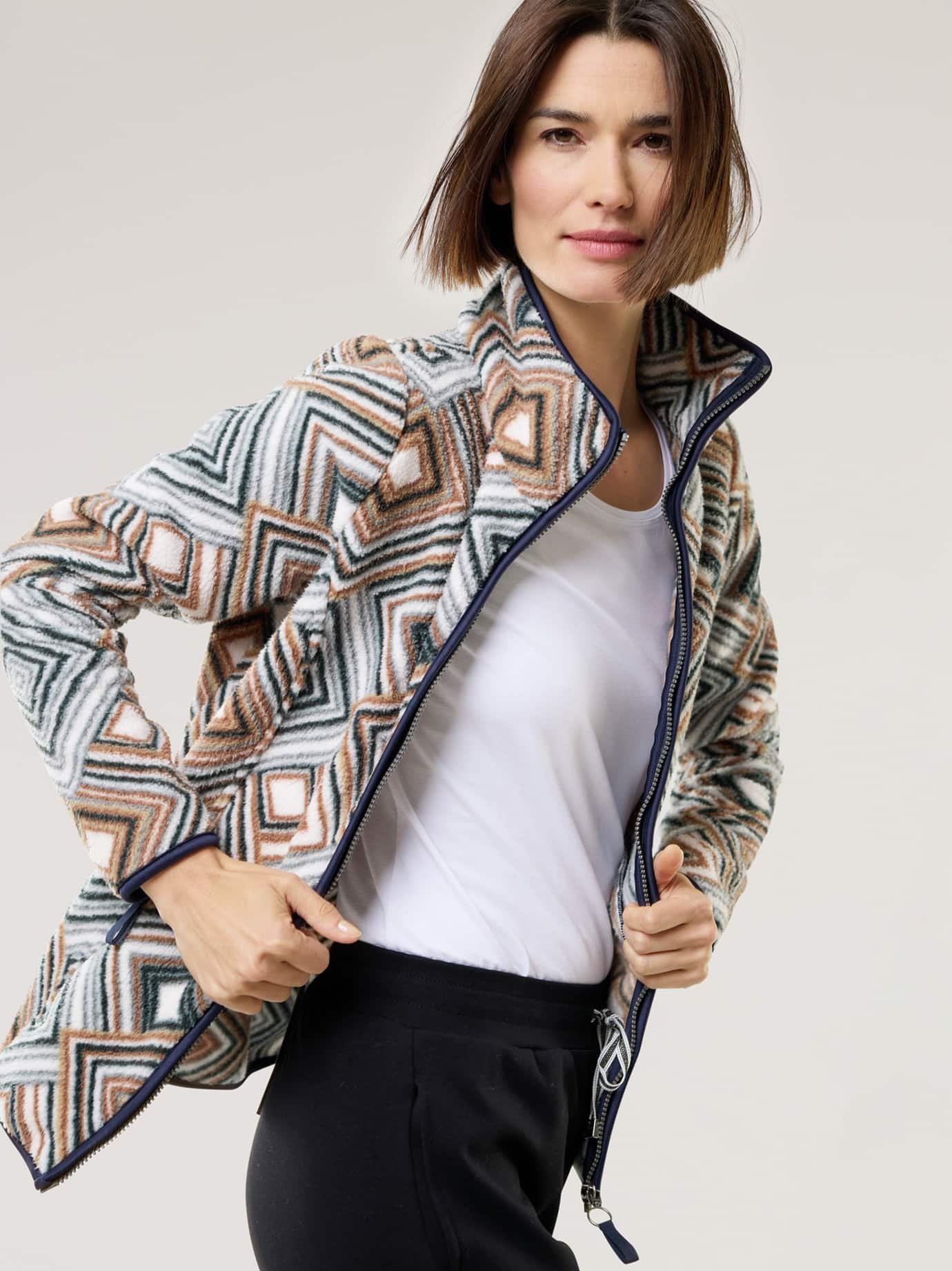 Freizeitjacke Teddy-Fleece