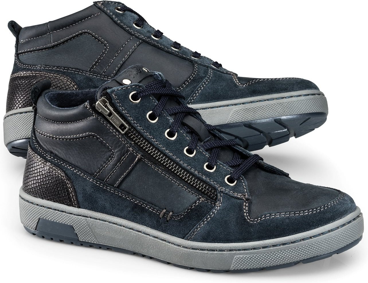 Kalbleder-Schnürer High Top