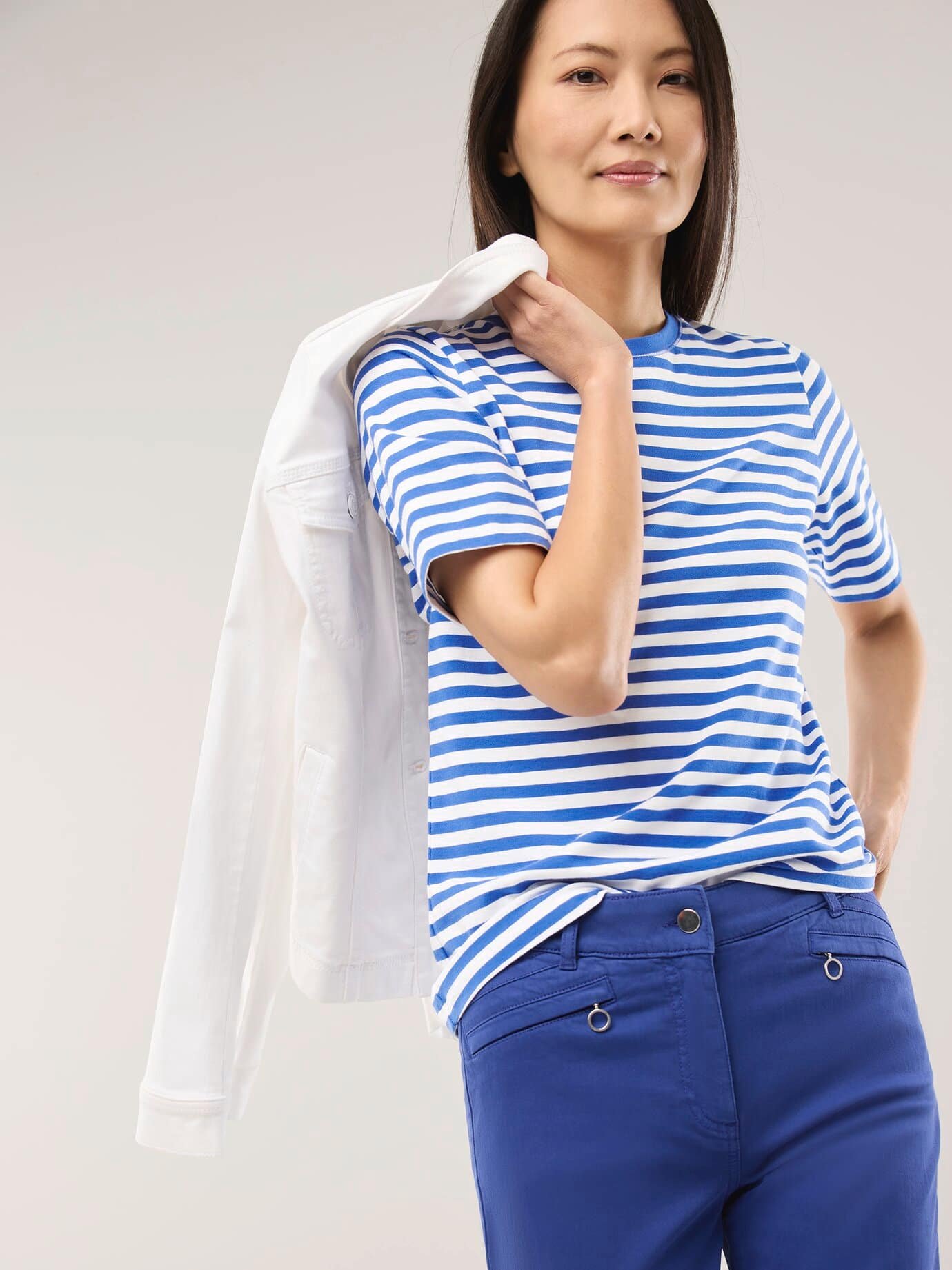 Baumwoll Ringelshirt