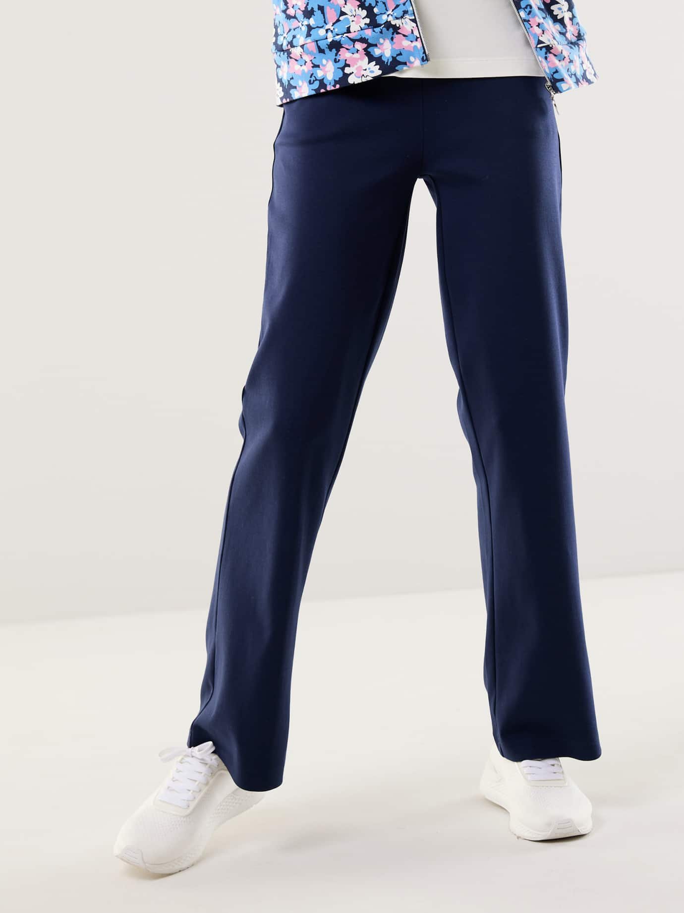 Baumwollstretch Marlenehose