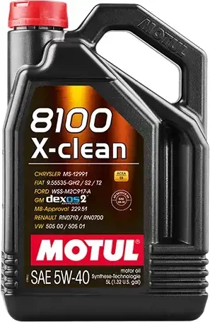 Motul 8100 X-CLEAN 5W-40 5 Liter DE