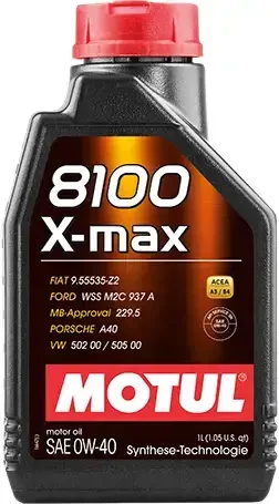 Motul 8100 X-MAX 0W-40 1 Liter