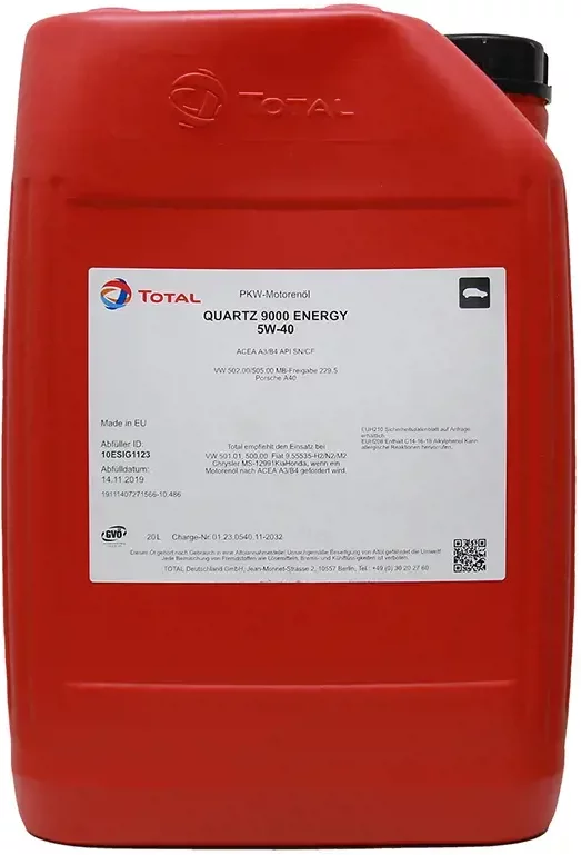 TotalEnergies Quartz 9000 Energy 5W-40 20L