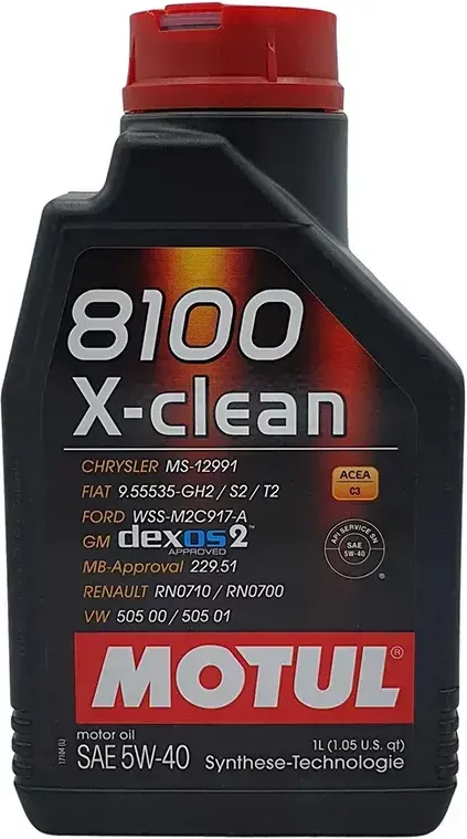 Motul 8100 X-CLEAN 5W-40 1 Liter DE