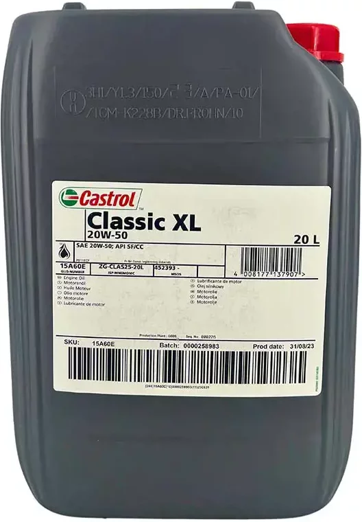 Castrol Classic XL 20W-50 20 Liter