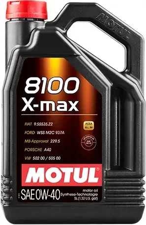 Motul 8100 X-MAX 0W-40 5 Liter