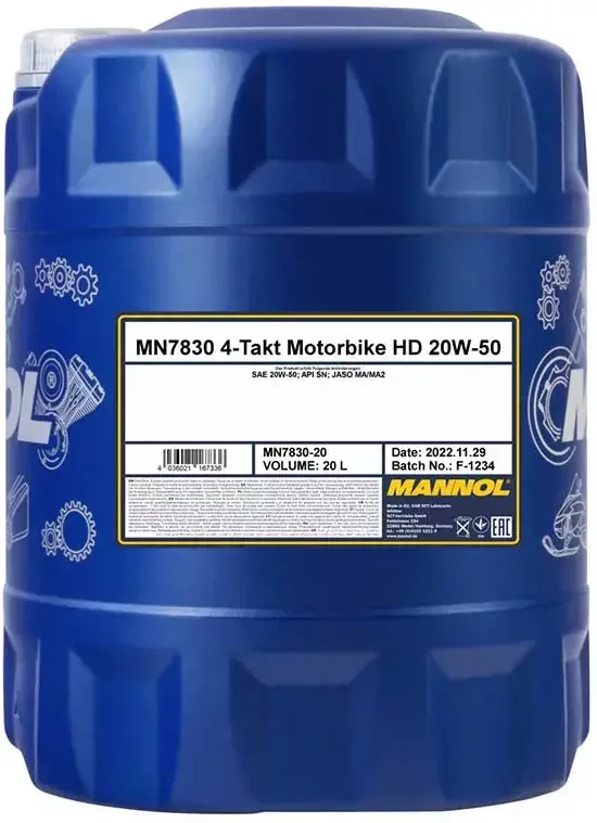 MN7830 4-Takt Motorbike HD 20W-50 20 L