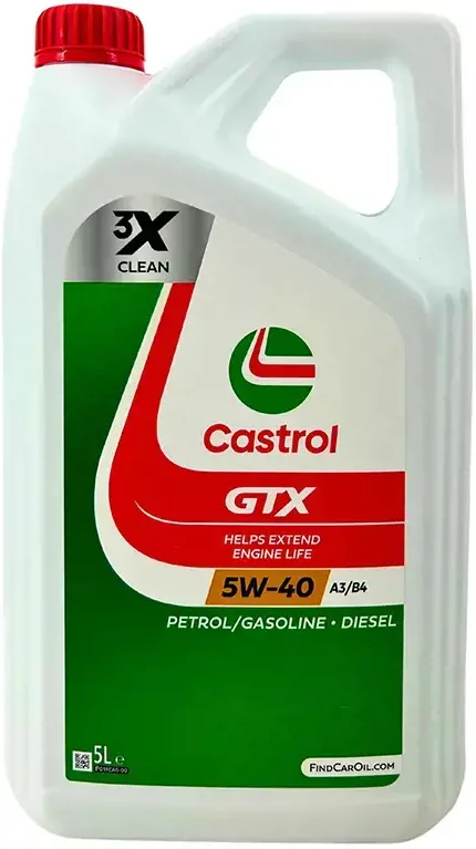 Castrol GTX 5W-40 A3/B4 5 Liter